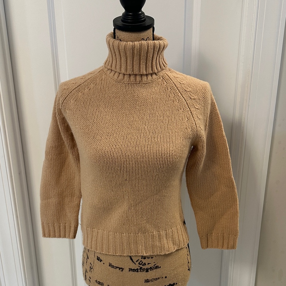 Polo by Ralph Lauren Beige Cowl Neck Sweater